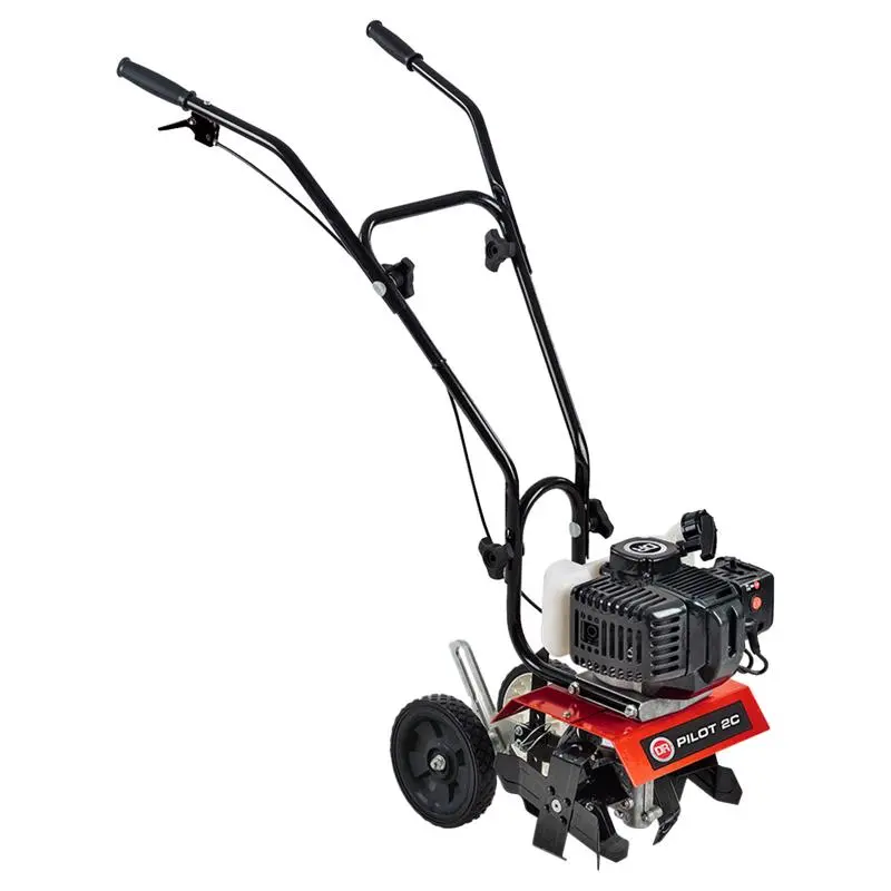 DR Power Pilot 8 Inch 43cc 2-Cycle Gas Cultivator Tiller Heavy Duty Gardening