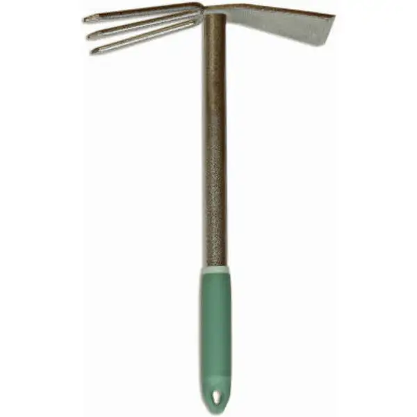 Yard Butler TT-4T Terra Tuff Tiller Double Sided Garden Tool All Purpose Steel Handle