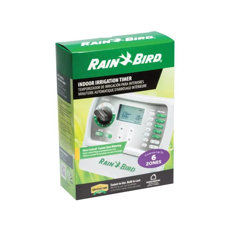 Rain Bird Programmable 6 Zone Sprinkler Timer Lawn Irrigation