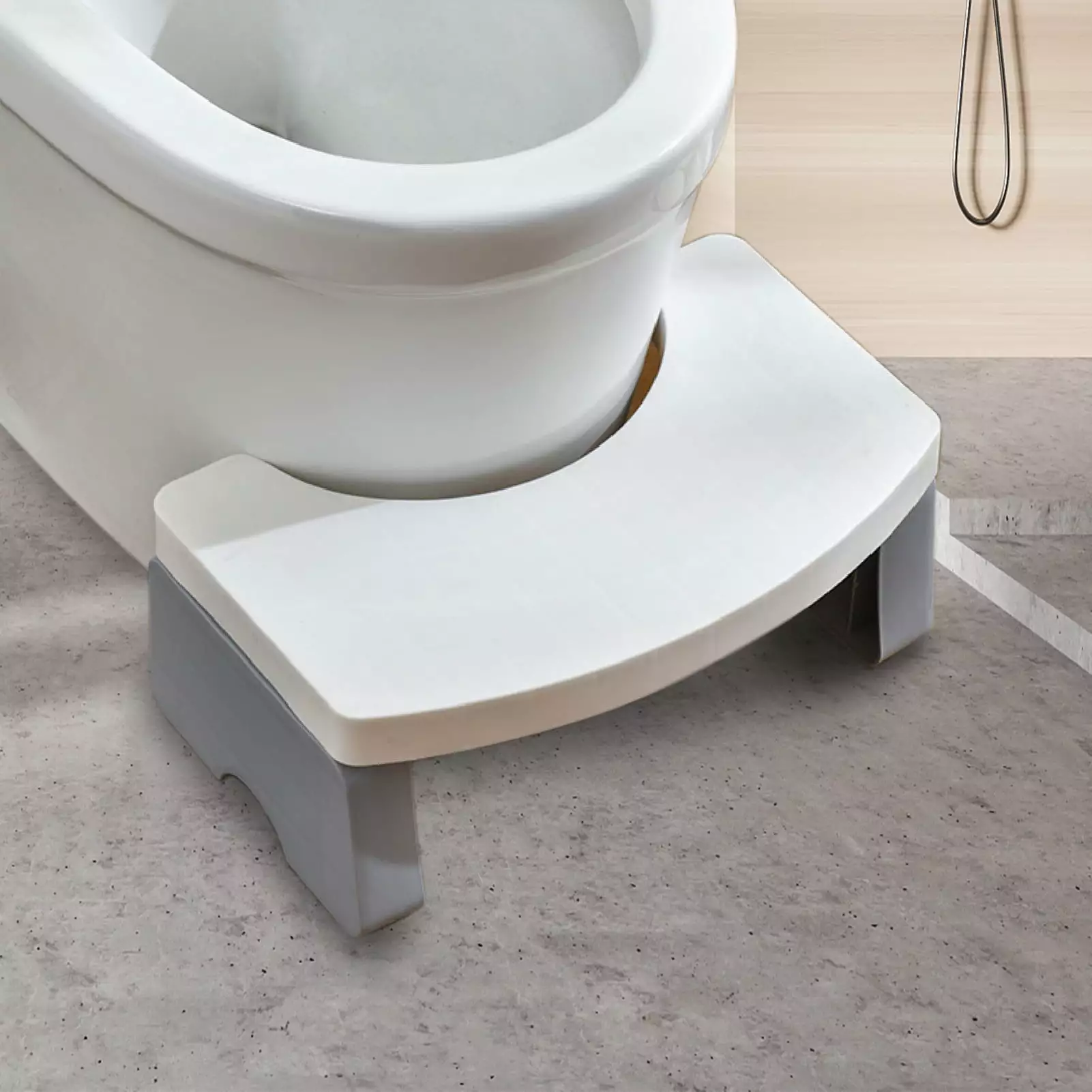 Travel-friendly Foldable Squat Toilet Stool - 7 Plastic Step Stool Adults and Kids Fyydes