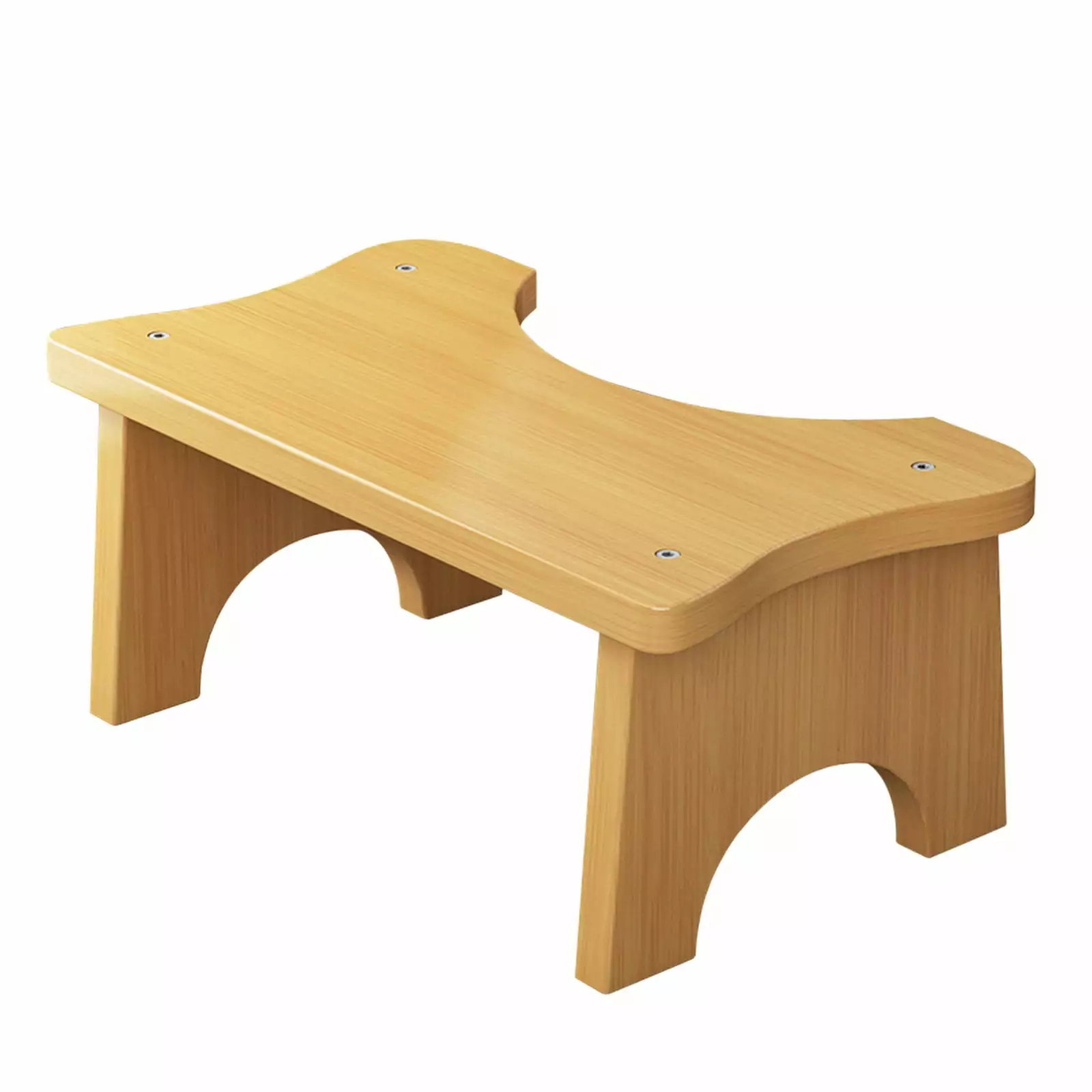 XYKA Toilet Squat Stool - Solid Wood Non-Slip Foot Stool Elderly and Children