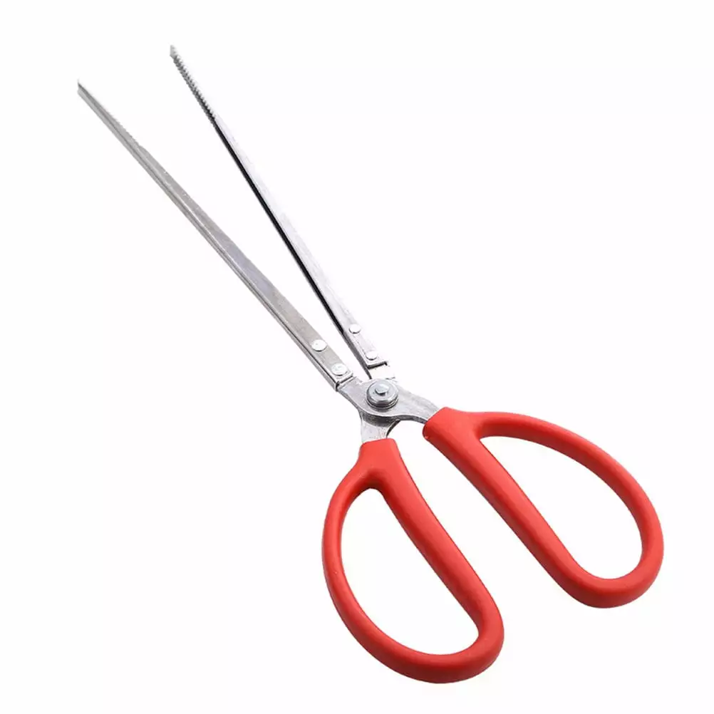 Qiysamall Crab Tongs - Log Grabber Clip Tool Charcoal Grill and Crabbing