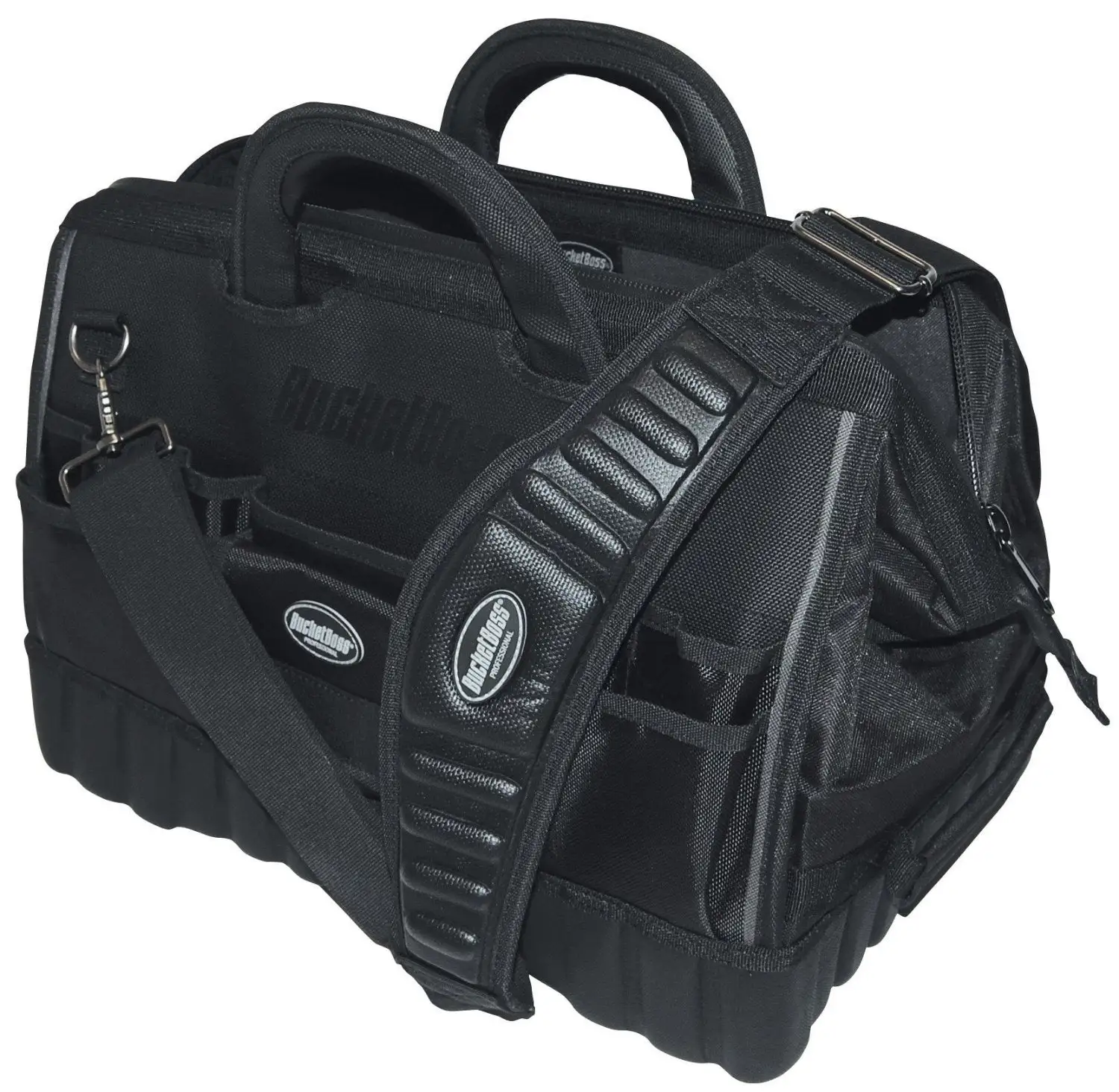 Bucket Boss 64018 Pro Gatemouth 18 All-Terrain Bottom Tool Bag 17 Pockets