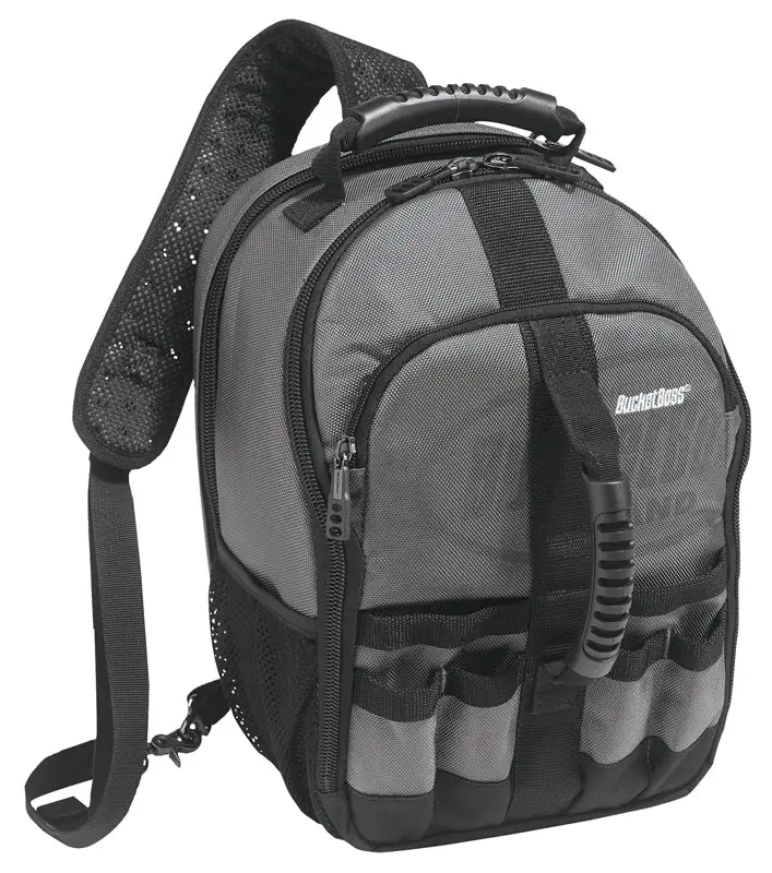 Bucket Boss 65160 Sling Pack Tool Bag 24 Pockets Portable Tool Carrier