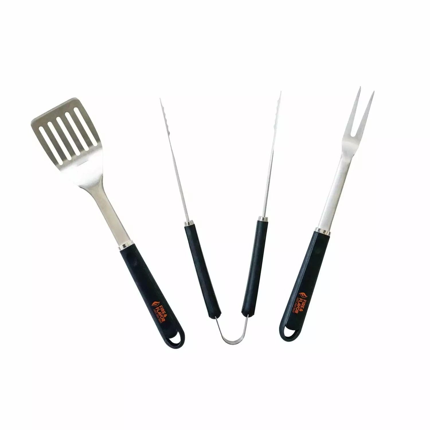 Fire & Flavor 3-Piece Grill Tool Set Outdoor Cooking and Grilling