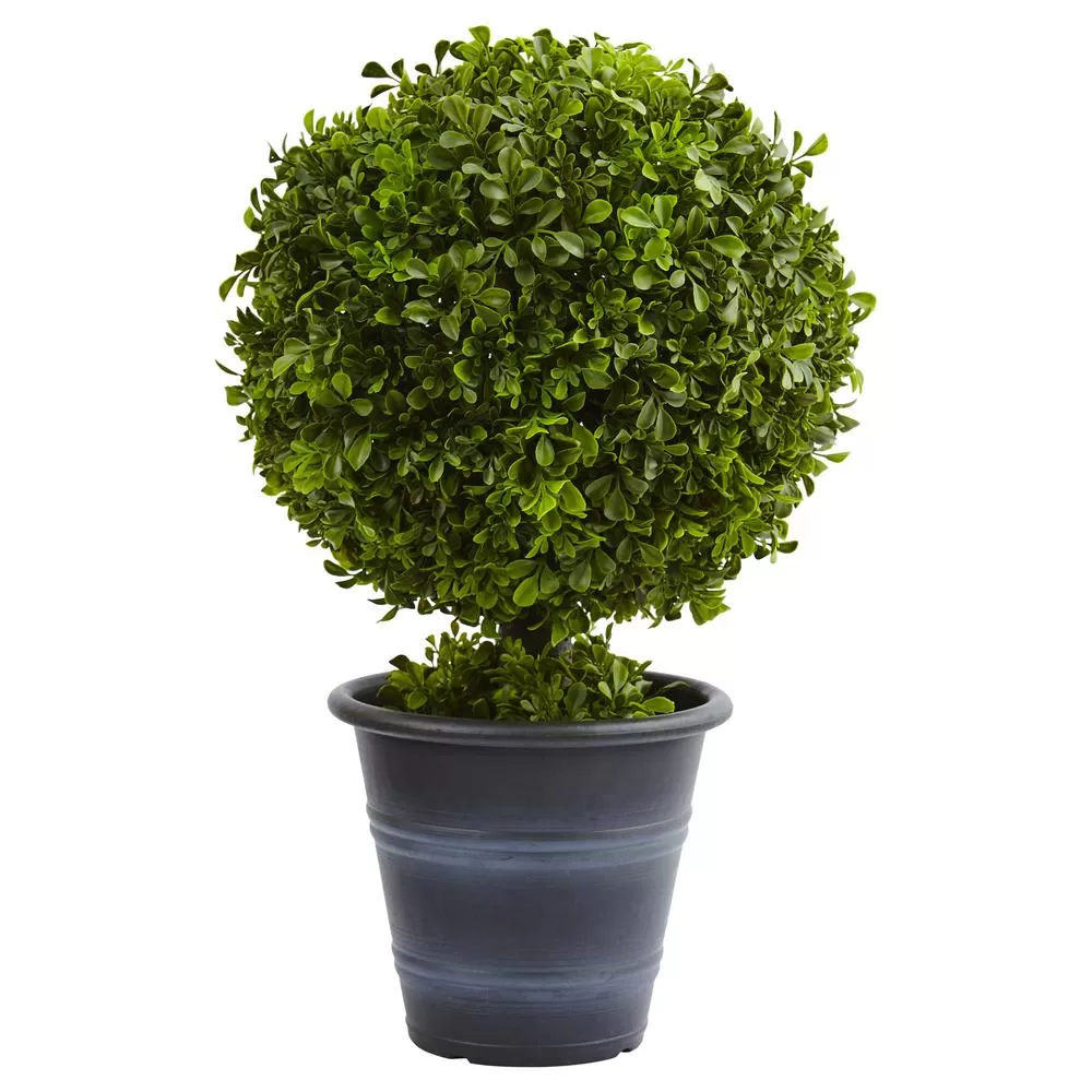 Nearly Natural 23 Inch Boxwood Ball Topiary
