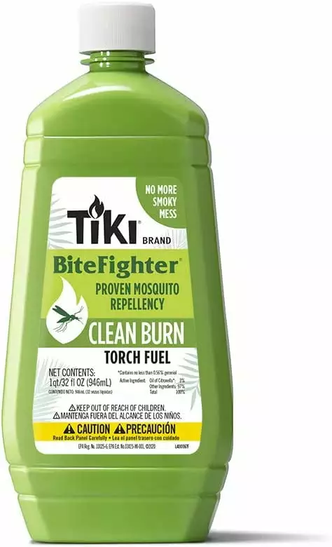 Tiki 1218071 Brand 32 oz Clean Burn BiteFighter Fuel Torch Oil Outdoor Use