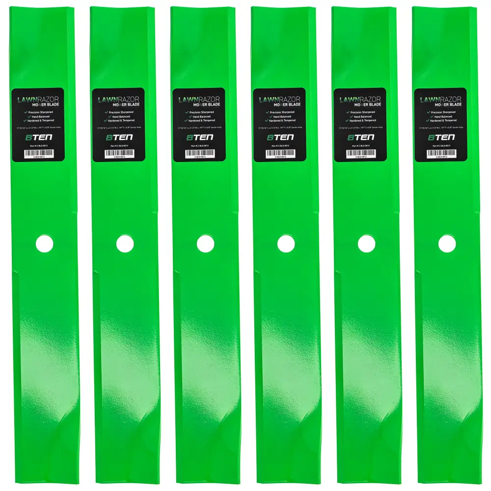 LawnRAZOR Low Lift Blade Gravely Ferris Ariens 1521227 A48185 1521227S 00450300 03253800 | SET SIX