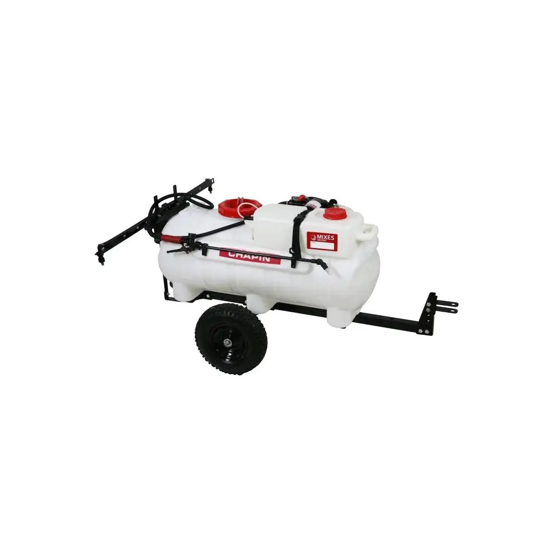 Chapin 97761E Mixes On Exit Tow Behind Sprayer 25 Gallon Gas Tank Efficient Lawn Care
