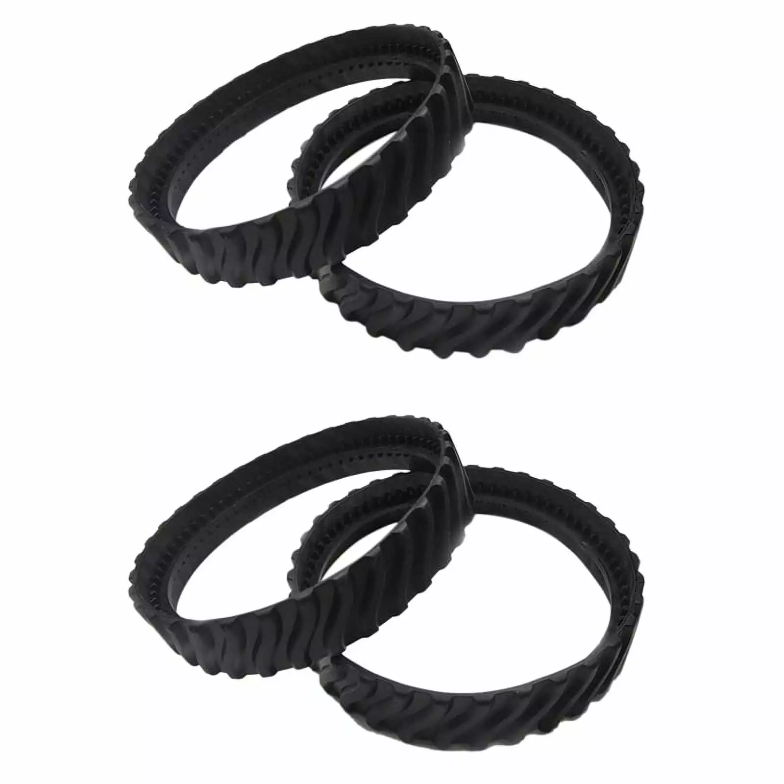 4Pcs Exact Track Replacement Heavy Duty Rubber Track Zodiac MX8 Elite MX6 Elite