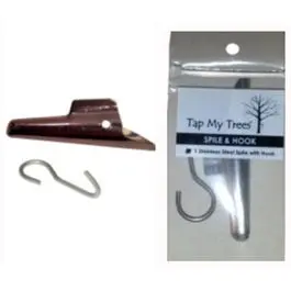 Syrup Spile and Hook Maple Tree Tapping Kit Essential Tools Tap My Trees