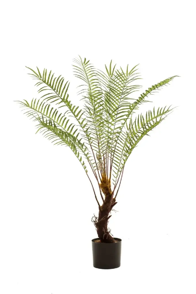 2 Pack Faux Green Tropical Plants Artificial Dicksonia Garden Decor