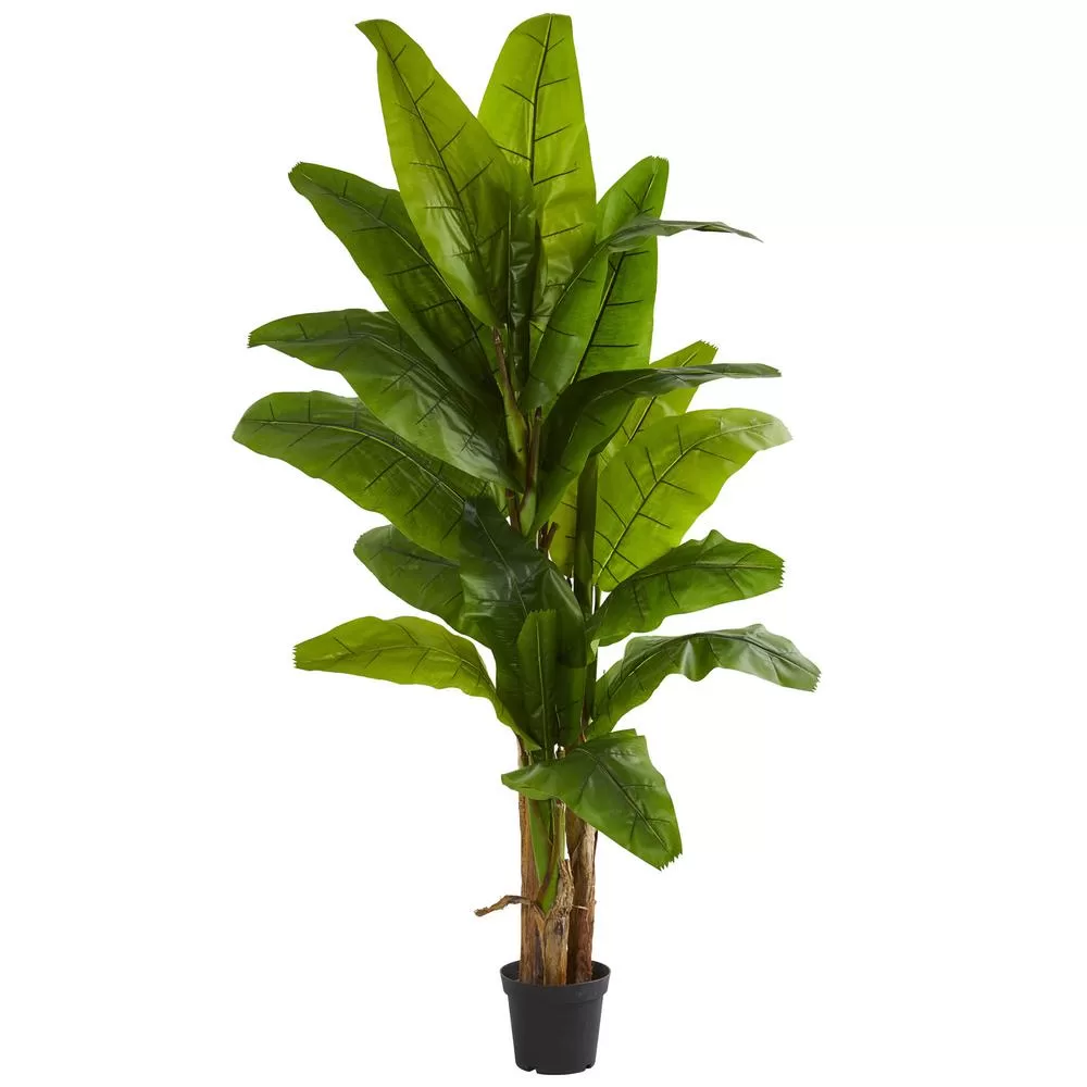 Nearly Natural Indoor Banana Artificial Tree Home or Office Decor