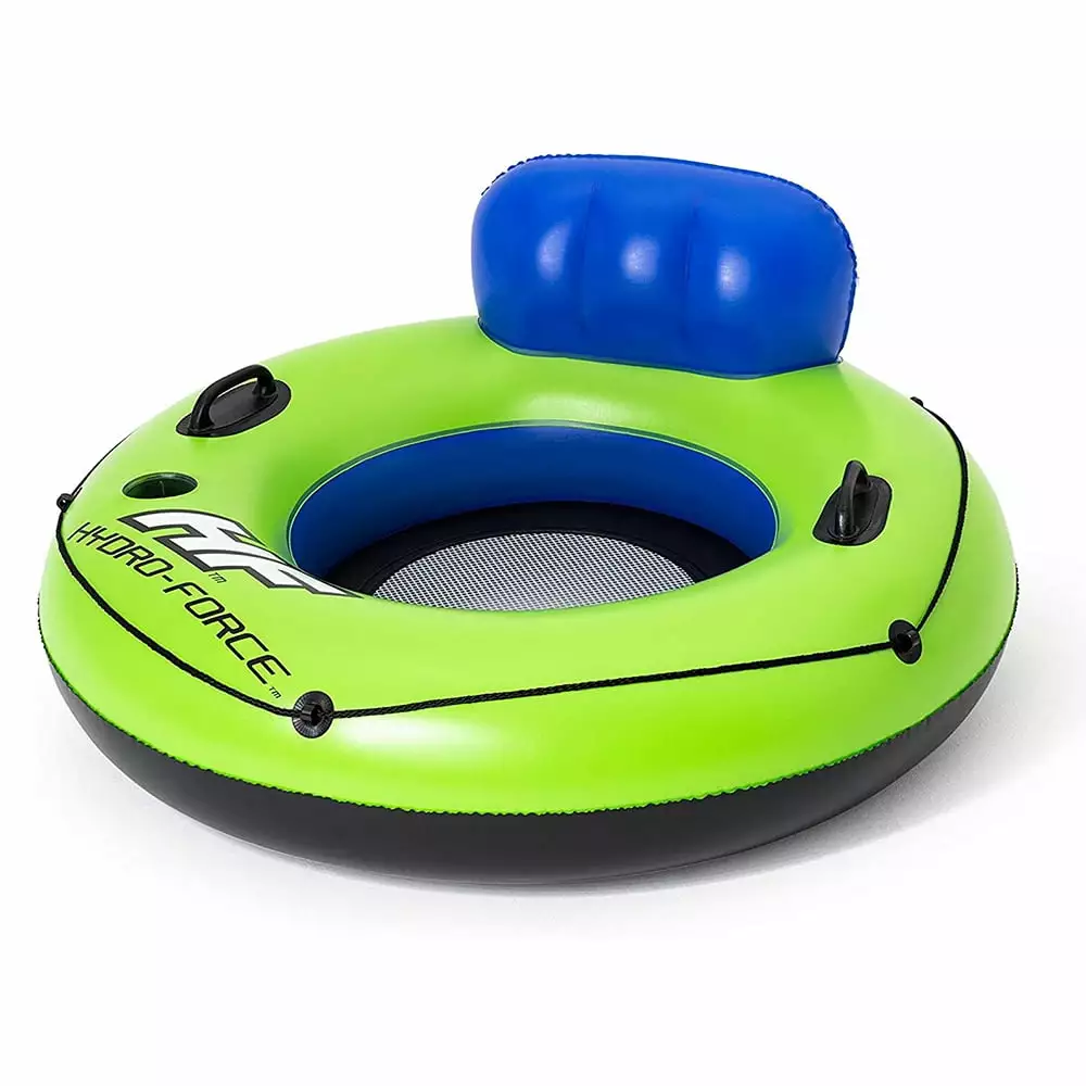 Bestway Vinyl Coolerz Luxury Tube Pool Float White