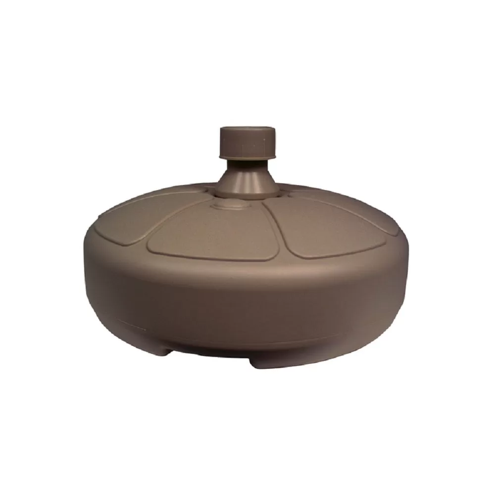 Adams 8129-60-3716 Resin Umbrella Base Brown Patio Shade
