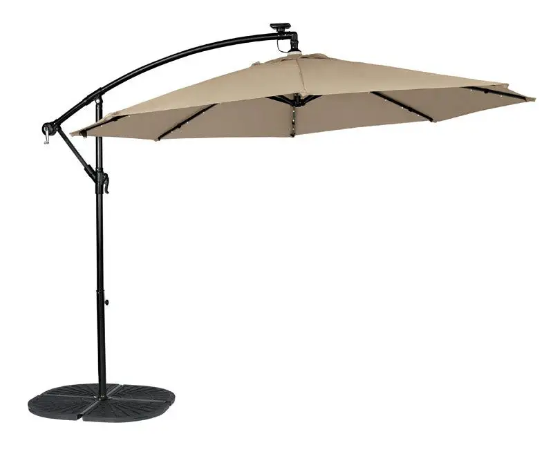 Round Umbrella Base Black Heavy Duty Patio and Backyard Bond