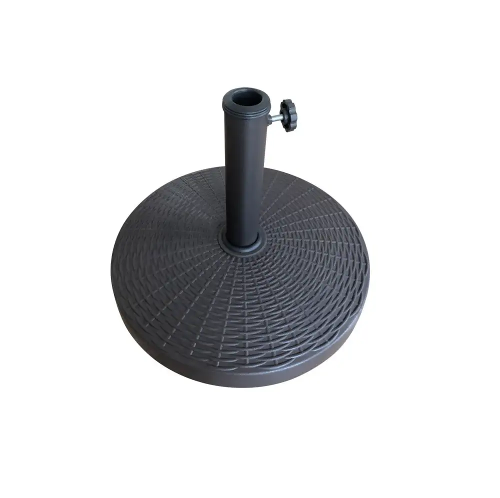 Seasonal Trends 59659 Round Umbrella Base Brown Market Umbrellas