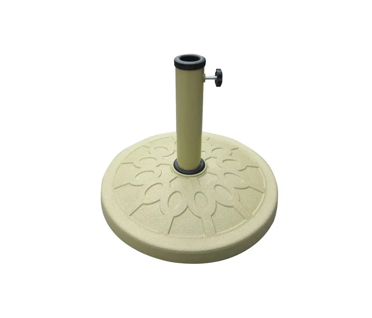 Seasonal Trends 69329 Umbrella Base Sandstone 17 1 2 Inch Stability