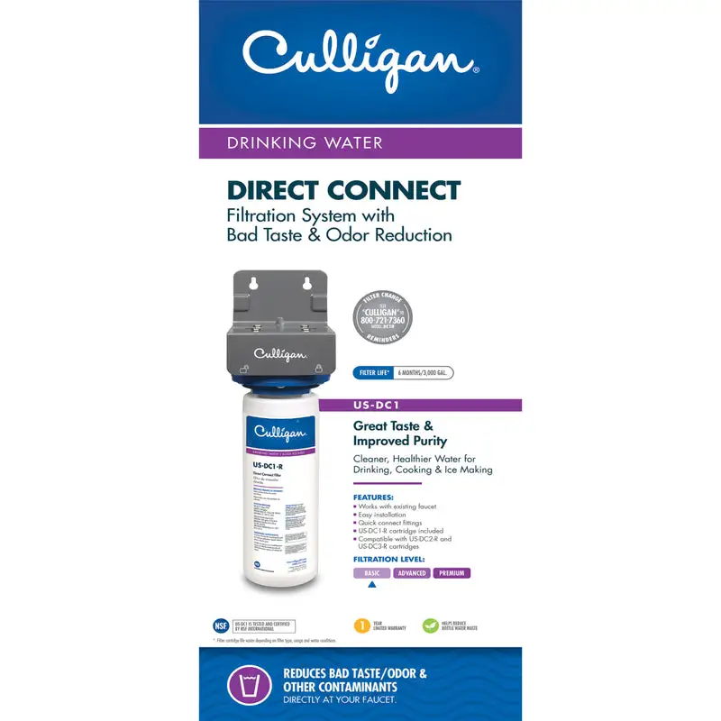 Culligan Direct Connect Under Sink Water Filtration System Culligan US-DC1