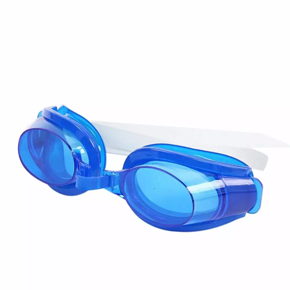HD Plain Light Proof Anti-Fog Swimming Glasses Goggles Kids 6-14 and Adult