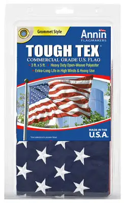 Annin Flagmakers 182005 Tough Tex US Flag 3x5 Feet Durable and All-Weather