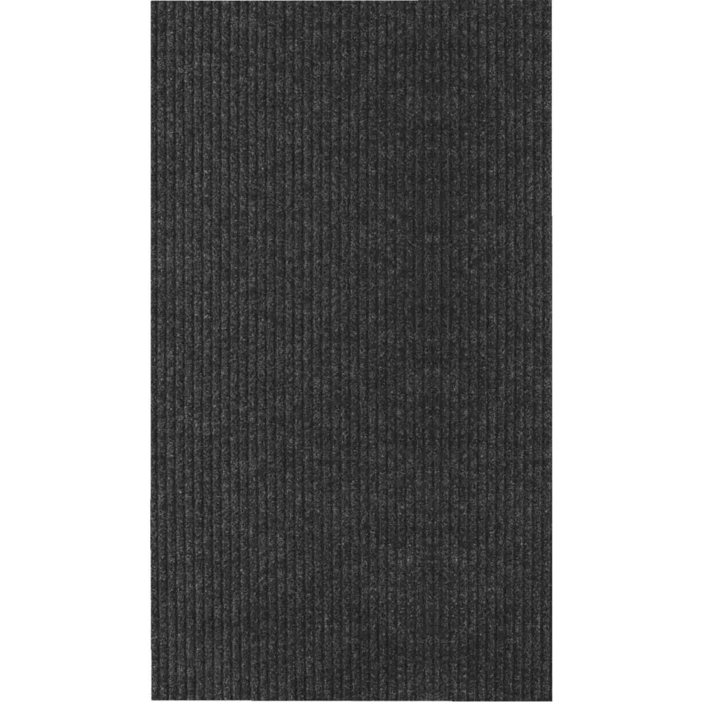 Multy Home Concord 4 Ft. x 6 Ft. Charcoal Utility Floor Mat Indoor Outdoor