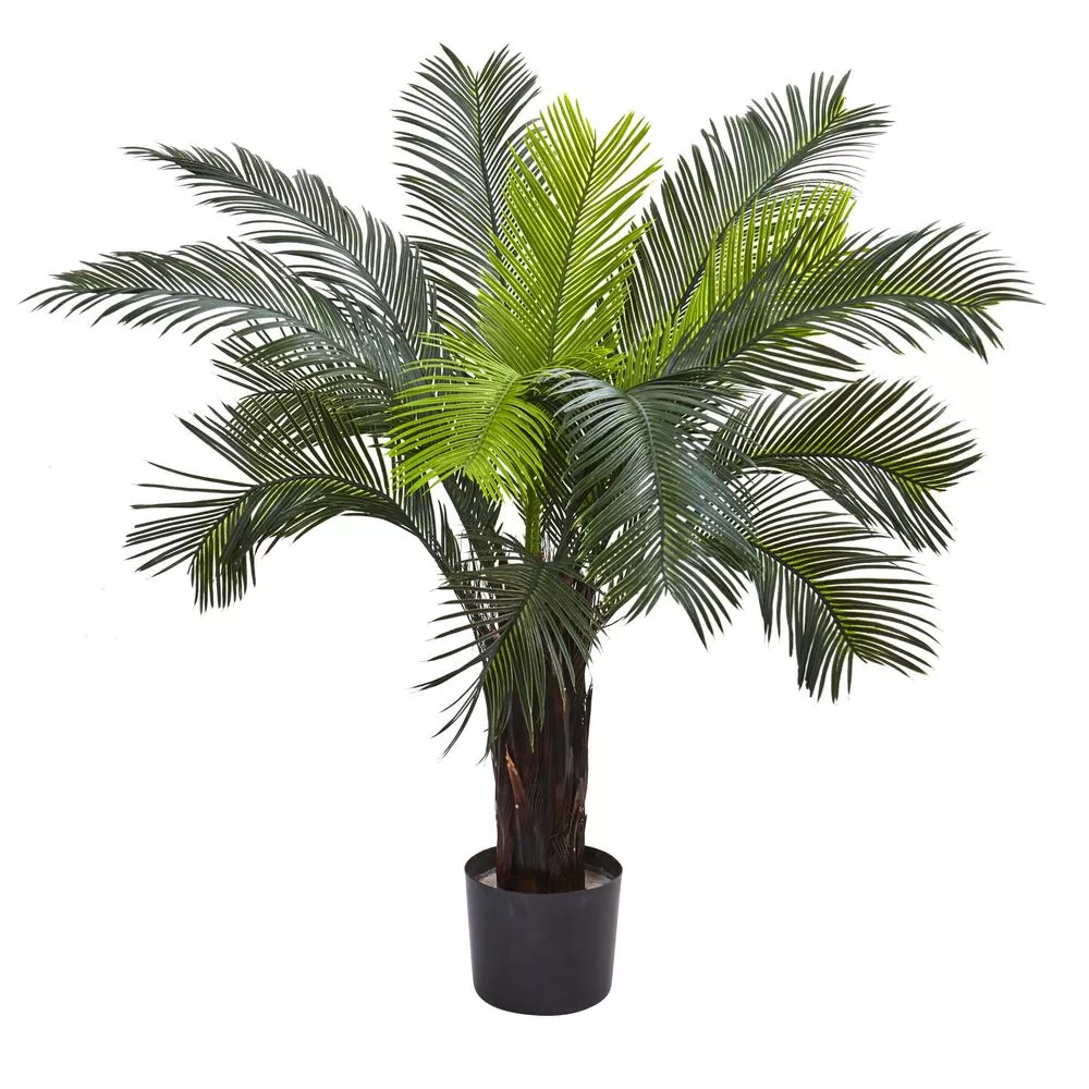 Nearly Natural 3 ft. Artificial Cycas Tree UV Resistant Indoor and Outdoor Use