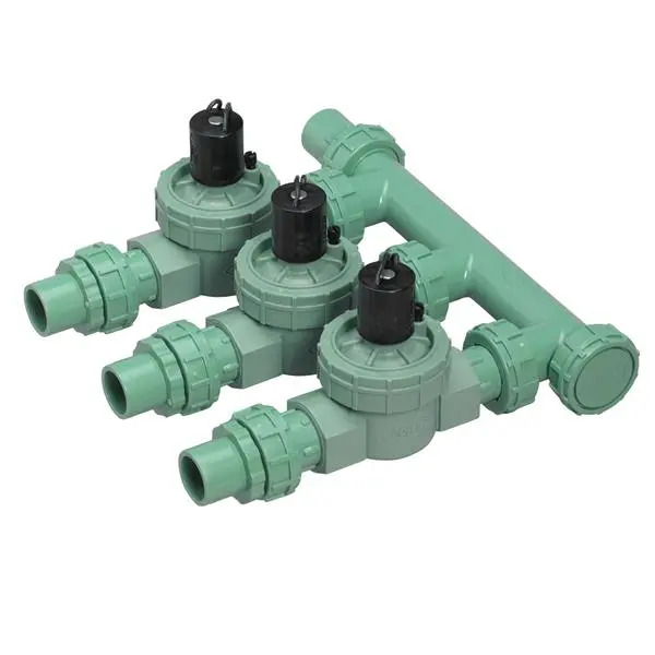 Orbit 57253 Heavy Duty 3-Valve Pre-Assembled Manifold Easy Wire Irrigation Systems