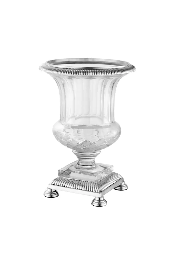 Eichholtz Ephesius Glass Urn Elegant Decorative Vase