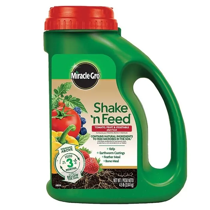 Miracle-Gro Shake n Feed Tomato Fruit Vegetable Plant Food 4.5 lb