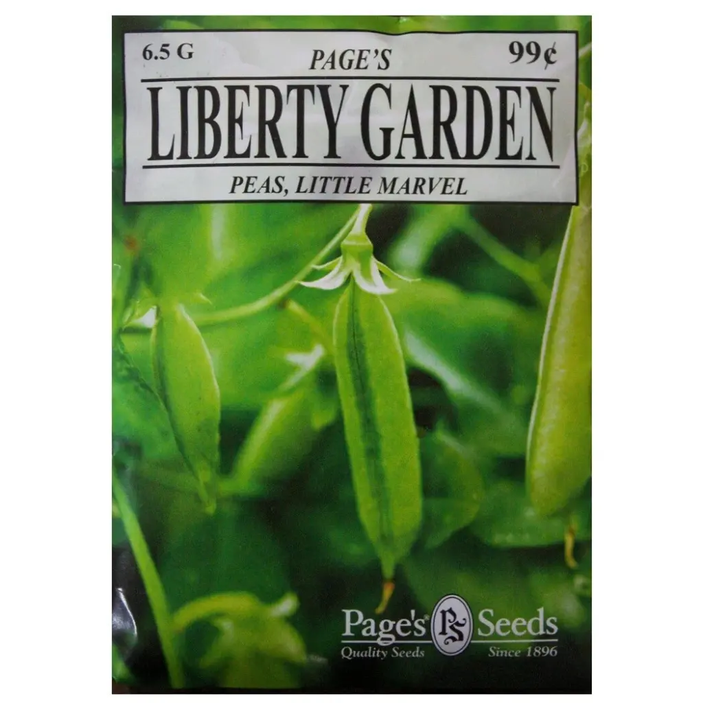 Liberty Garden Peas Little Marvel 6.5 g Heirloom Vegetable Seeds Home Garden Page's Seeds