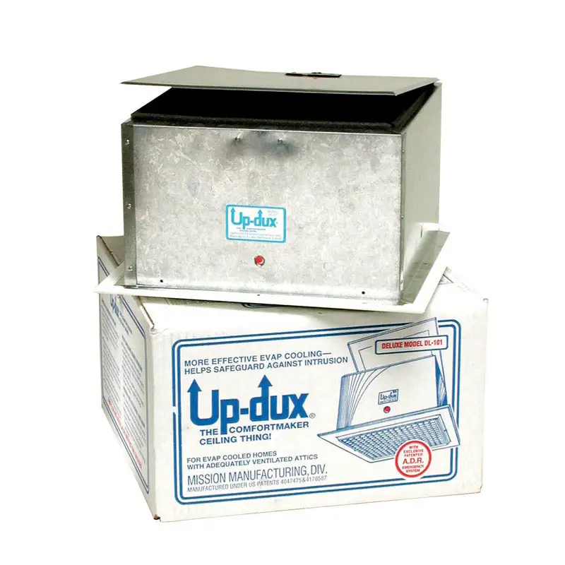 Dial Up-Dux 7-1/4 H X 14 W White Plastic Exhaust Vent Cover