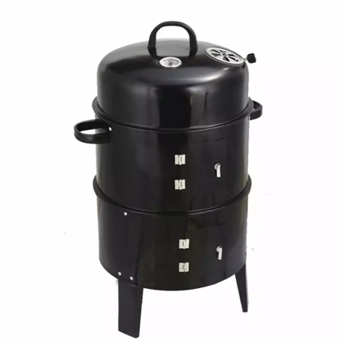 YouLoveIt Smokeless Vertical Charcoal BBQ Smoker 3--1 Grill Outdoor Cooking