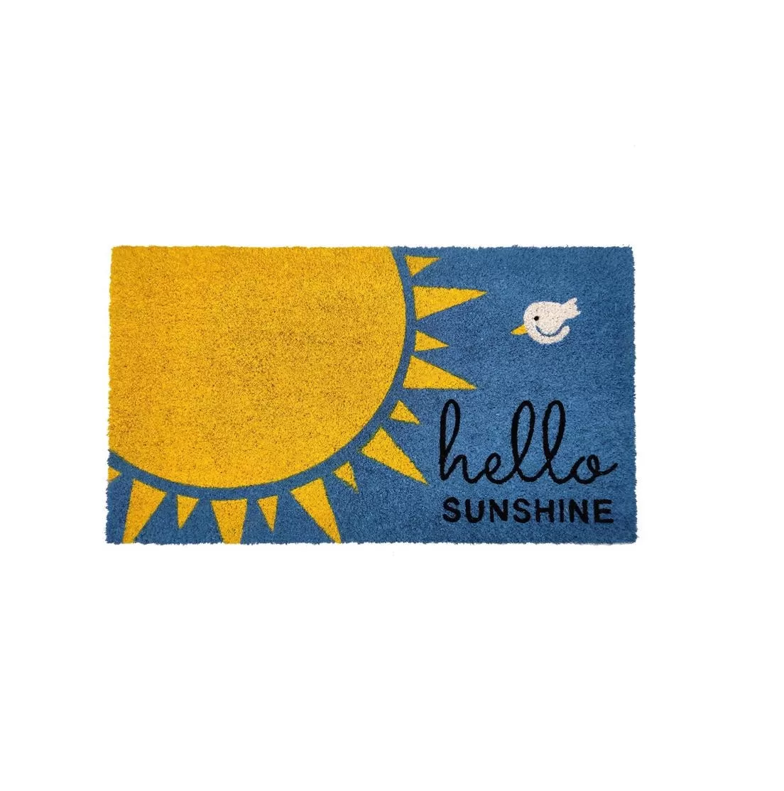 First Concept FC-72020 Hello Sunshine Door Mat Vinyl Cheerful Welcome Mat Front Door