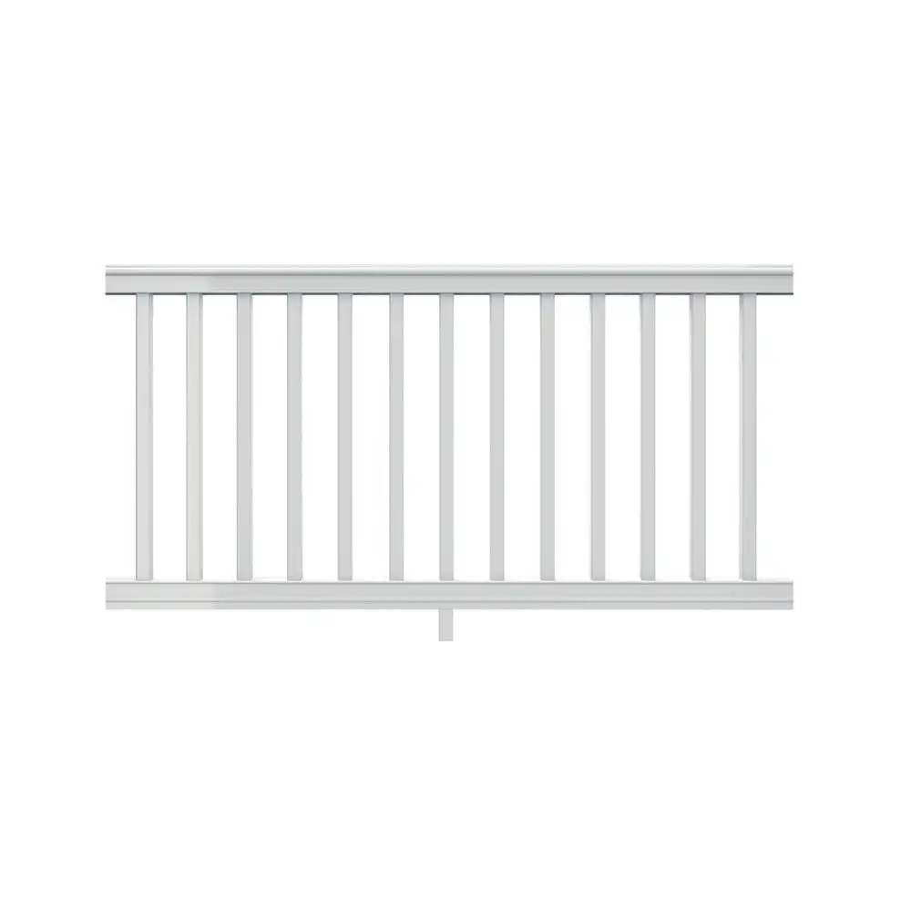 Xpanse 73012448 Premier Vinyl Rail Kit Square Balusters 8 ft x 36 Weather Resistant
