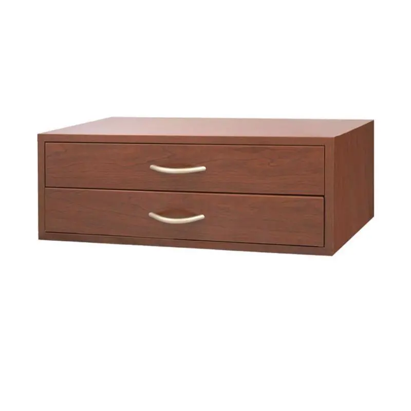 Organized Living 3/4 Inch H 24 Inch W 14 Inch D Cherry Wood 2-Door Cabinet