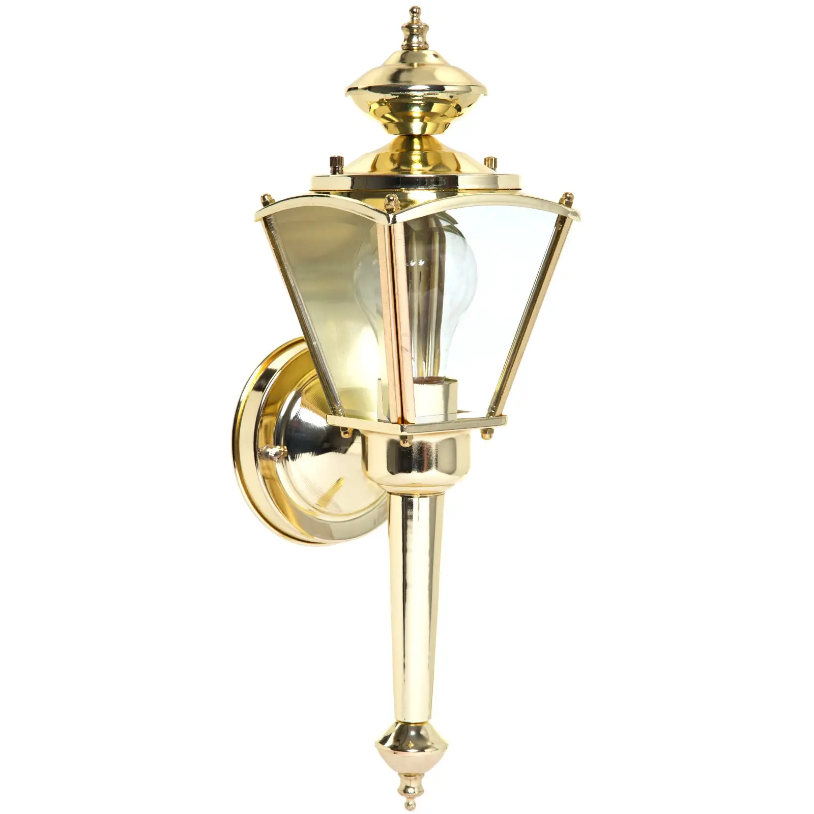 Boston Harbor 4003H2 Single Light Polished Brass Coach Lantern Outdoor Lighting
