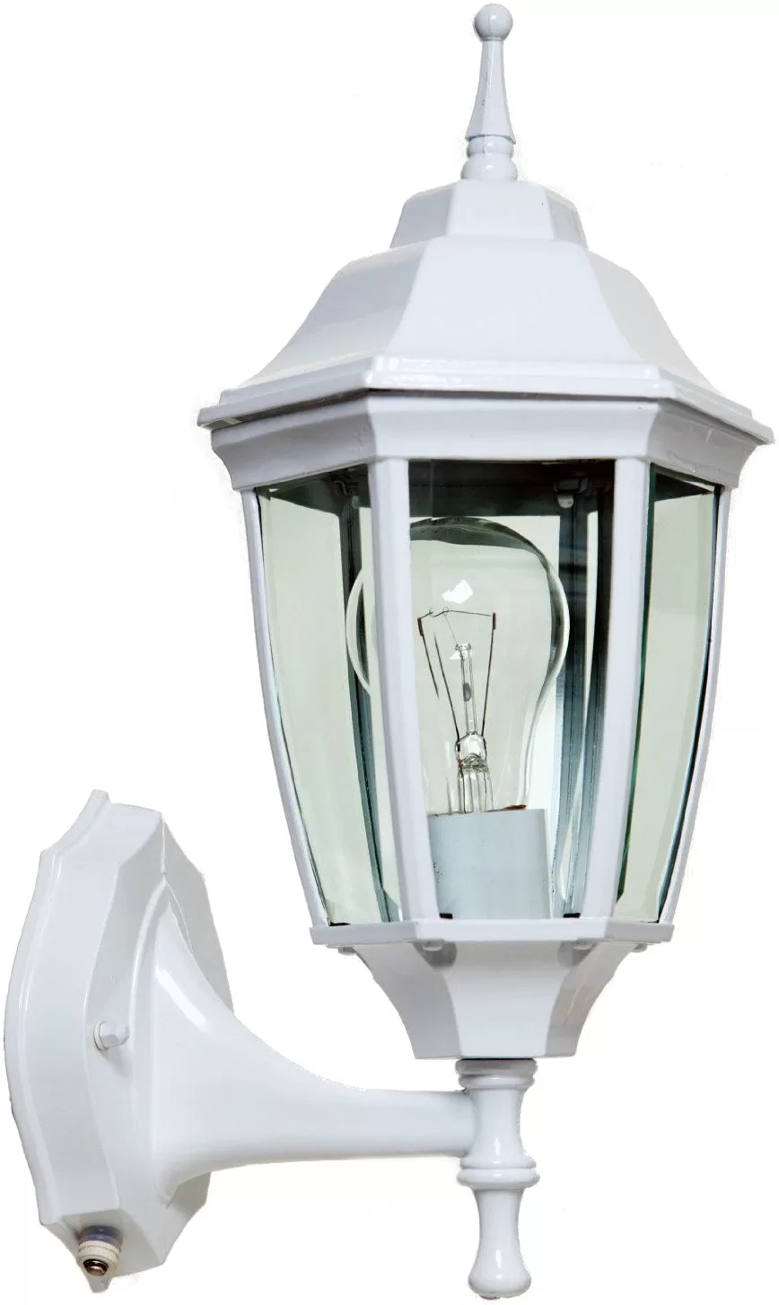 Boston Harbor DTDW Dusk to Dawn Outdoor Lantern White Weather-Resistant Lighting