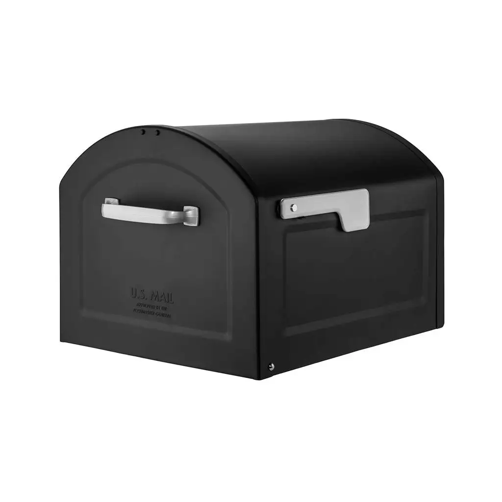 Architectural Mailboxes 950020B-10 Centennial Black Mailbox Powder Coated Durable Outdoor Mailbox