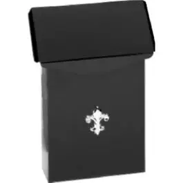 City Classic Black Galvanized Steel Vertical Wall Mailbox Small 9.75x6x2.5-Inch Gibraltar Mailboxes