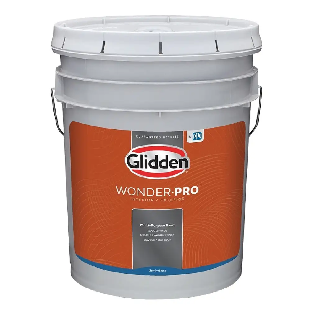 Glidden GLWP32WB/05 Wonder-Pro Series Paint Semi-Gloss Finish Professional Interior Paint