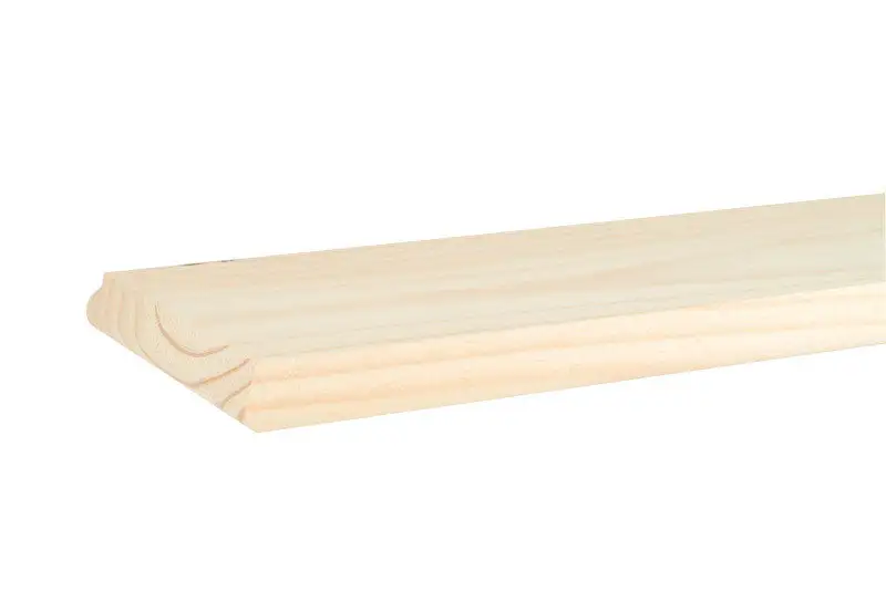 Waddell 3/4 . H x 9 . W x 24 . D Beige Wood Unfinished Shelf Pack 3