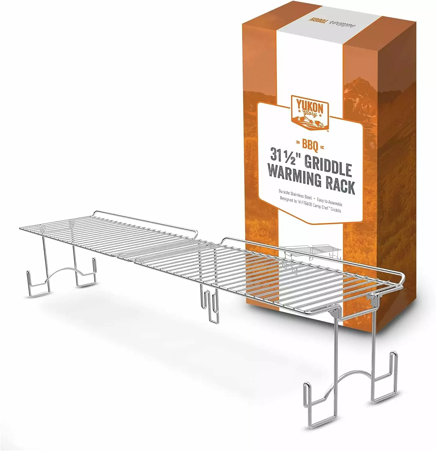 Yukon Glory 31.5 Inch Stainless Steel Griddle Warming Rack Designed Blackstone Griddles