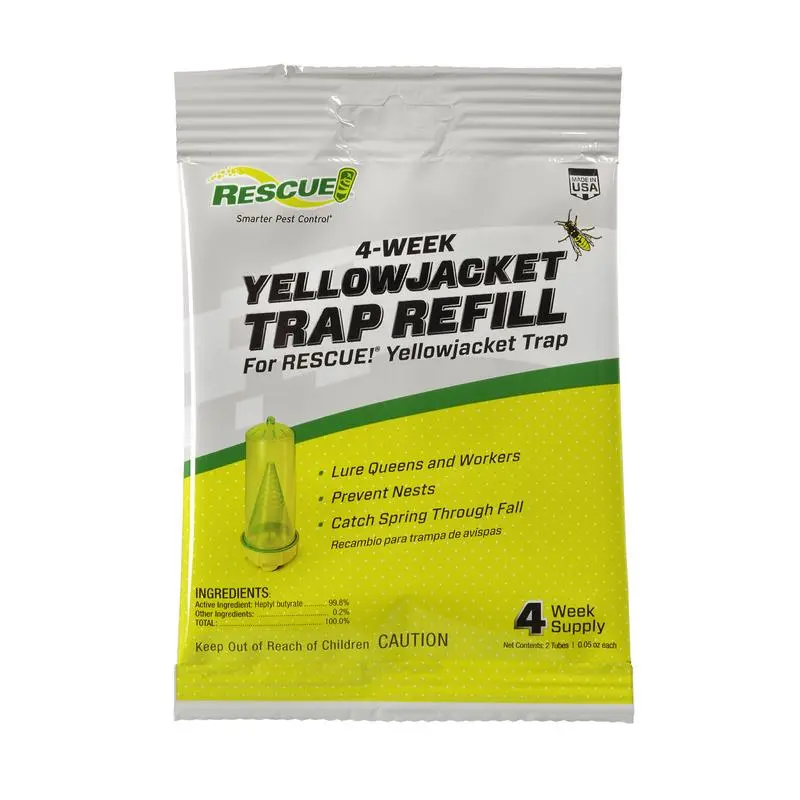 RESCUE Yellow Jacket Attractant 1 Pack 12 Count Effective Wasp Traps
