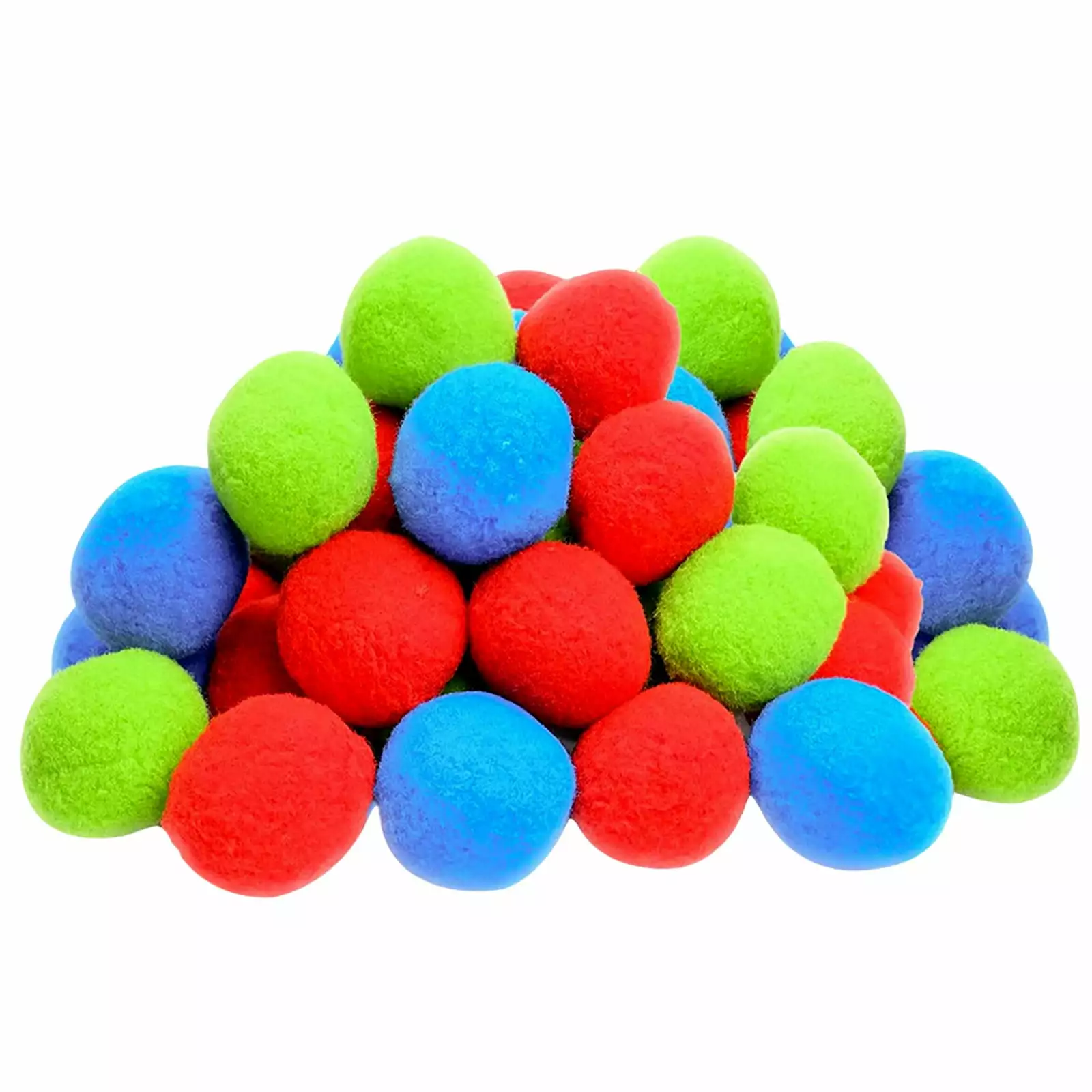 IFNWSV 50PC Reusable Water Balls Soaker Balls Bag Soft Cotton Pool Toys Multicolor