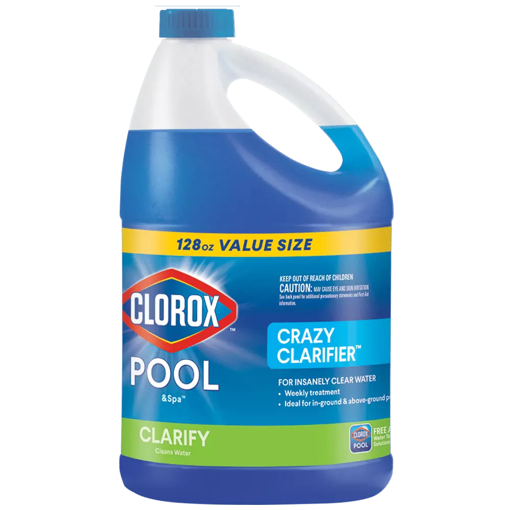 Clorox Pool & Spa Crazy Clarifier Insanely Clear Pool Water 128