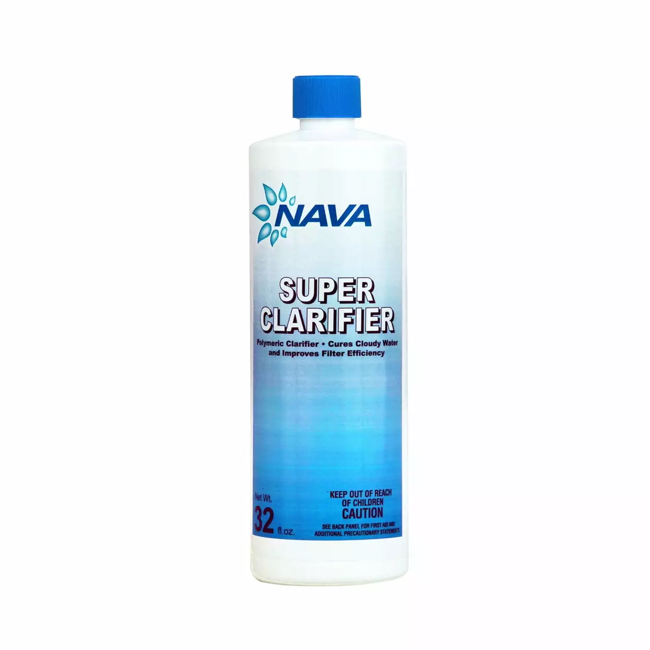 Nava Super Clarifier 32 oz Bottle Crystal Clear Pool Water 32