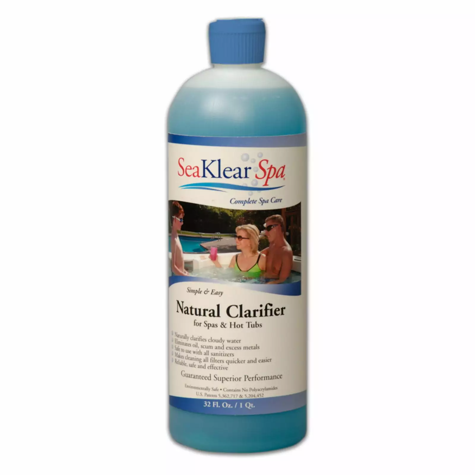 Sea Klear Chitosan Clarifier Spas 2 Quarts Water Clarifying Treatment