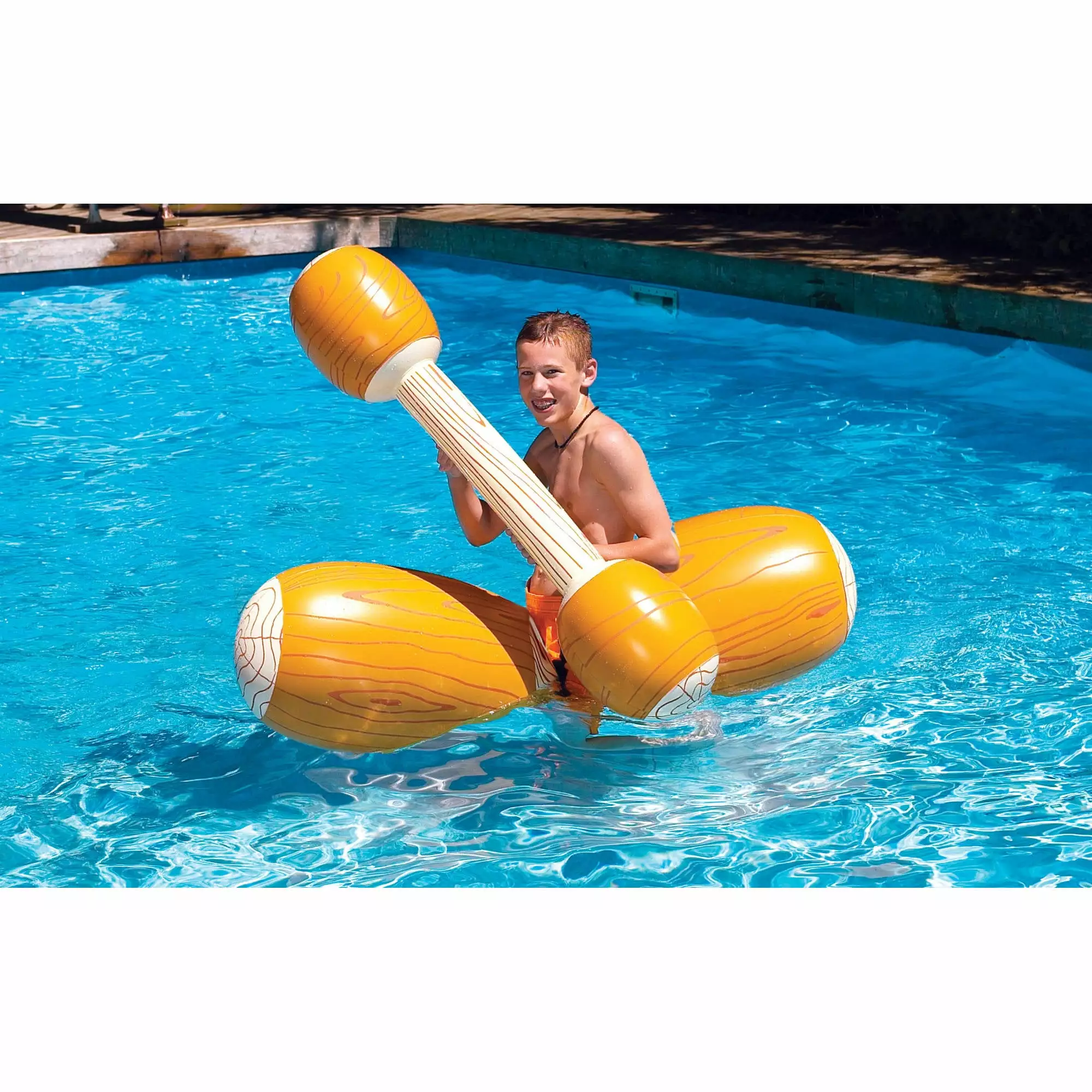 Swimline Log Flume Joust Set Pool Water Games and Fun