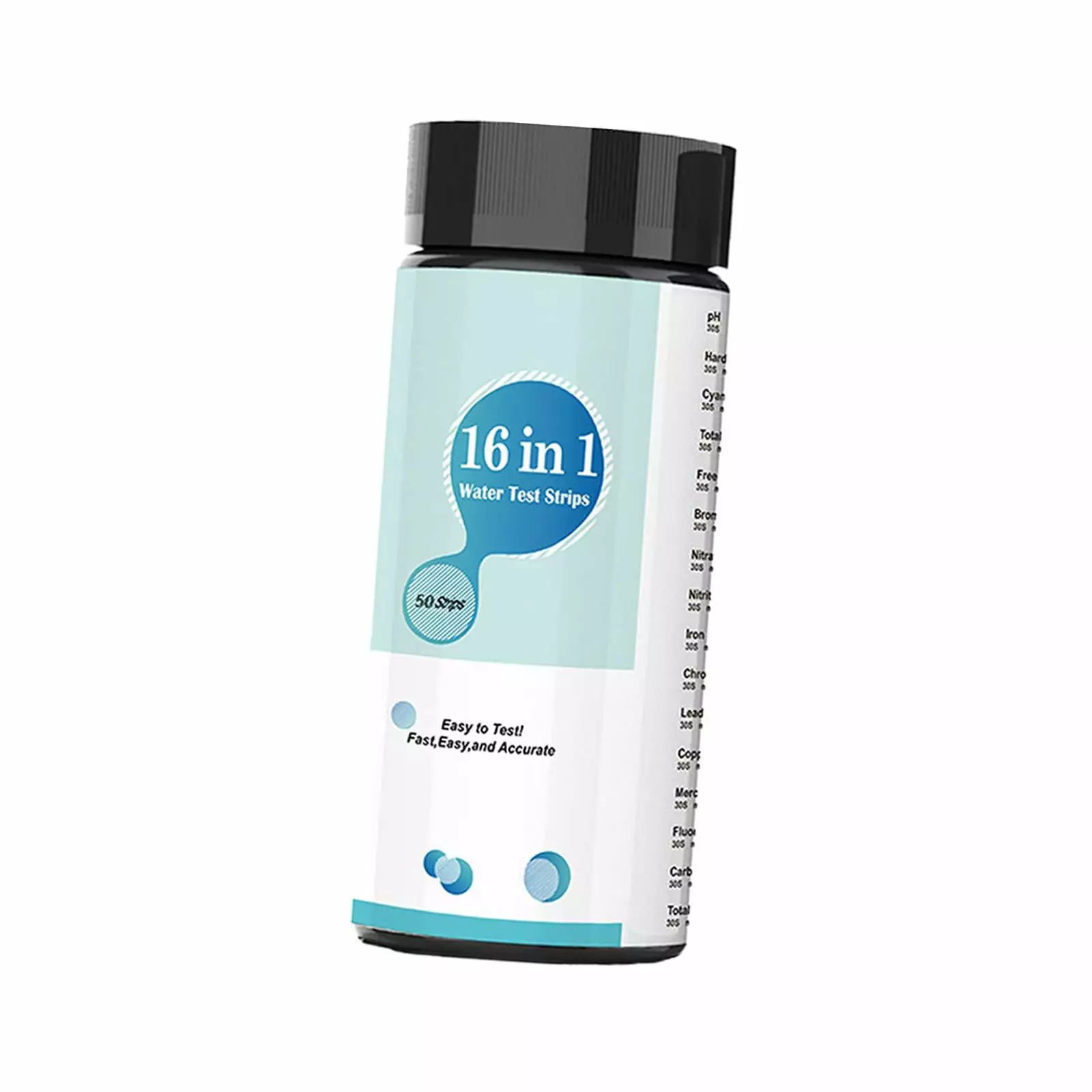50 Pack Water Testing Kits Spring Well and Tap Water Condition Test Strips